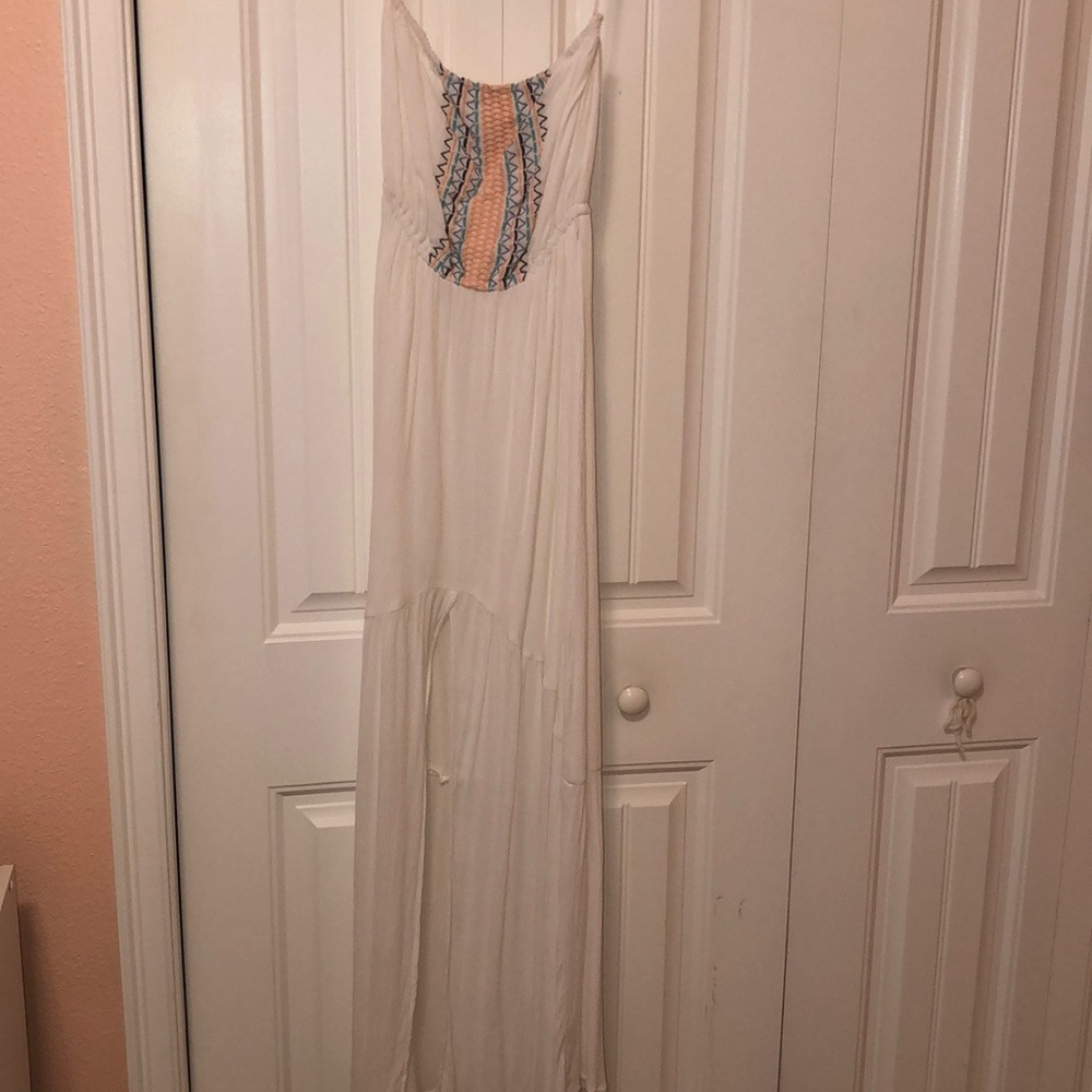 Strapless maxi dress!